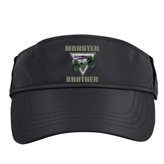 Monster Truck Brother Monster Truck Are My Jam Truck Lovers Adult Drive Performance Visor