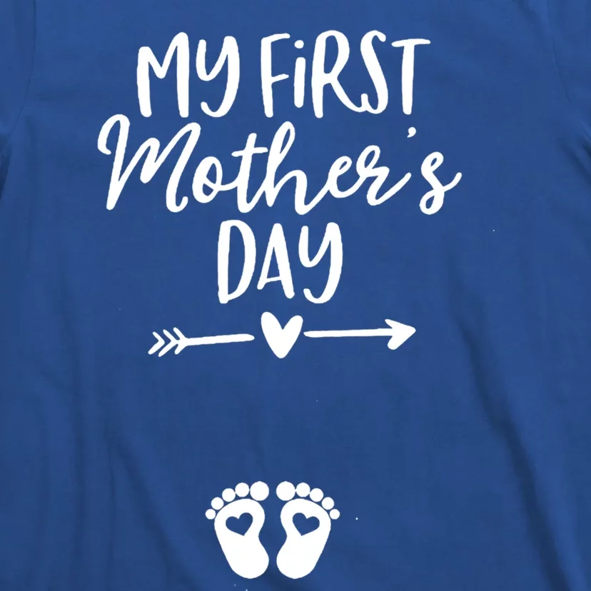 Mom To Be My First Mother's Day Pregnancy Reveal Meaningful Gift T-Shirt