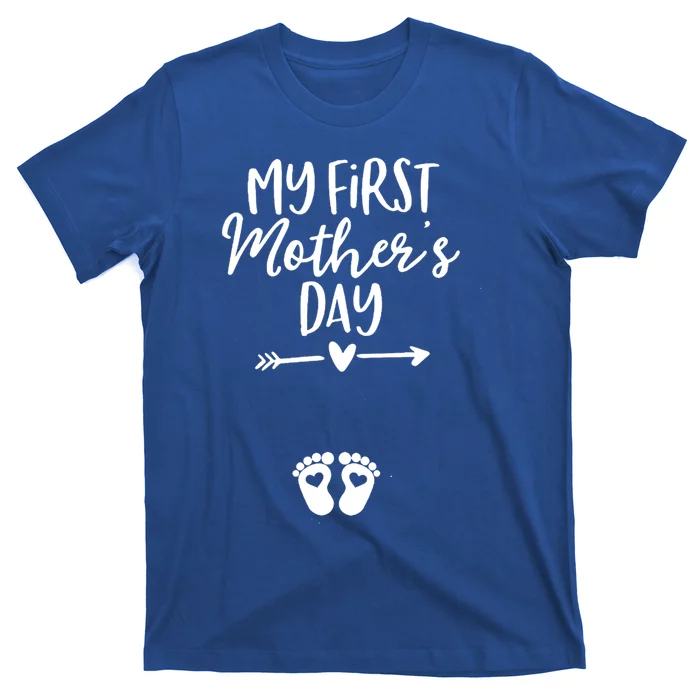 Mom To Be My First Mother's Day Pregnancy Reveal Meaningful Gift T-Shirt