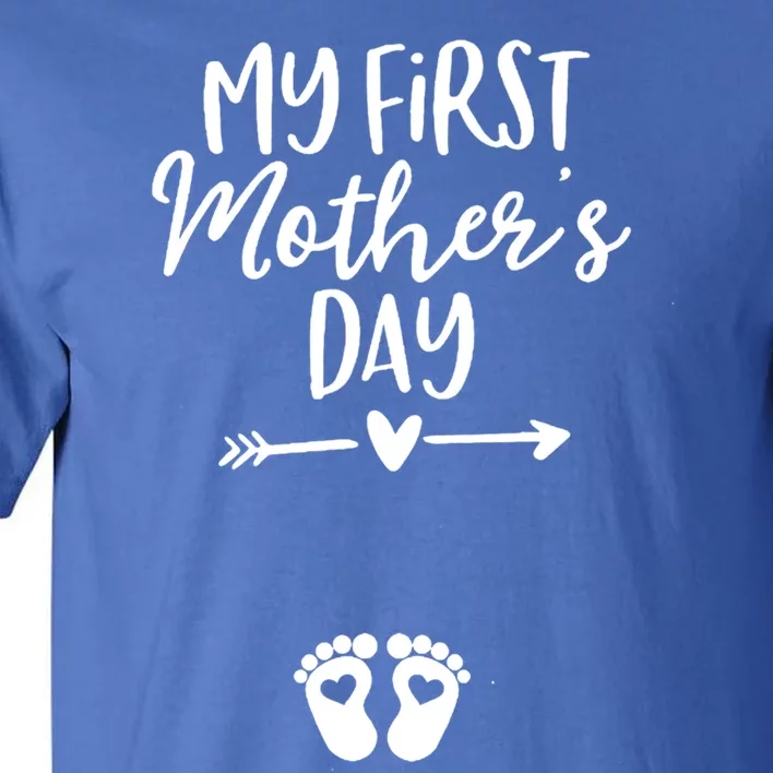 Mom To Be My First Mother's Day Pregnancy Reveal Meaningful Gift Tall T-Shirt