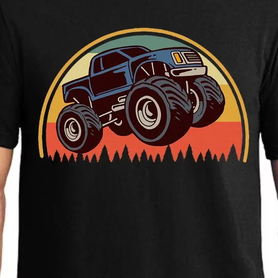 Monster Truck Big Style Truck Pajama Set