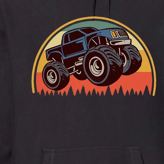 Monster Truck Big Style Truck Premium Hoodie