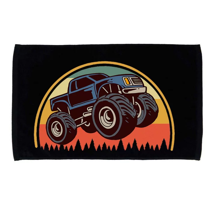 Monster Truck Big Style Truck Microfiber Hand Towel