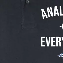 Megzmurr Toronto Blue Analytics Vs Everybody Softstyle Adult Sport Polo