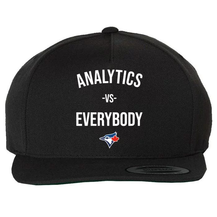 Megzmurr Toronto Blue Analytics Vs Everybody Wool Snapback Cap