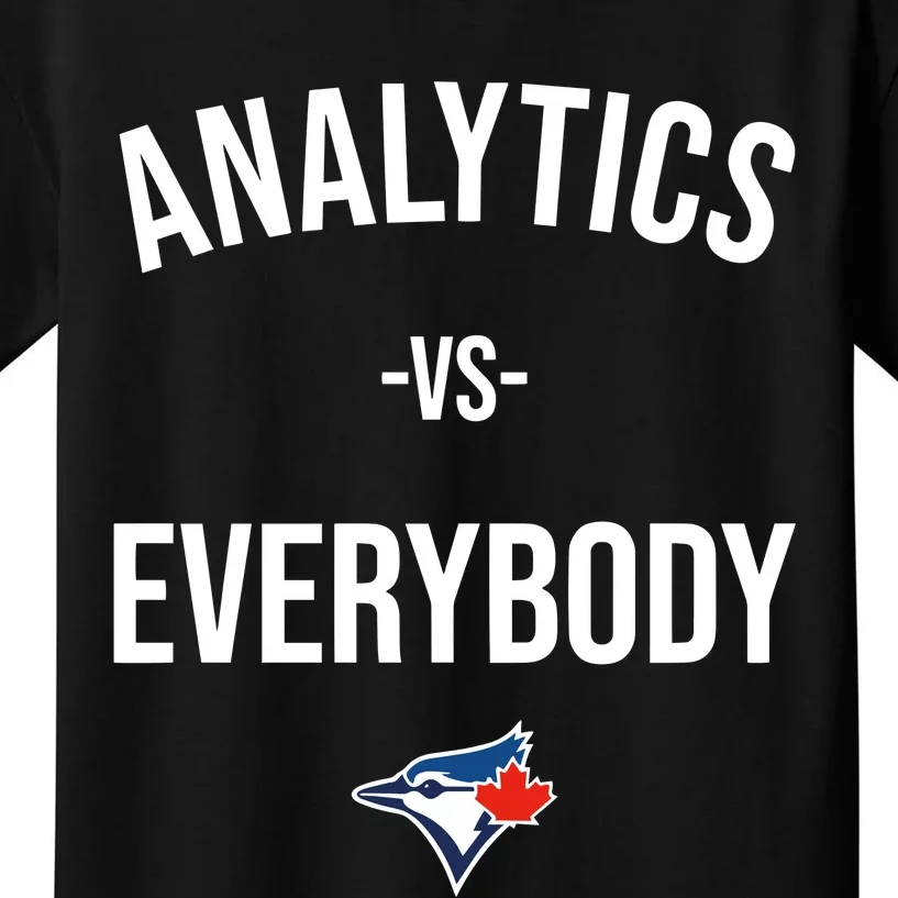 Megzmurr Toronto Blue Analytics Vs Everybody Kids T-Shirt