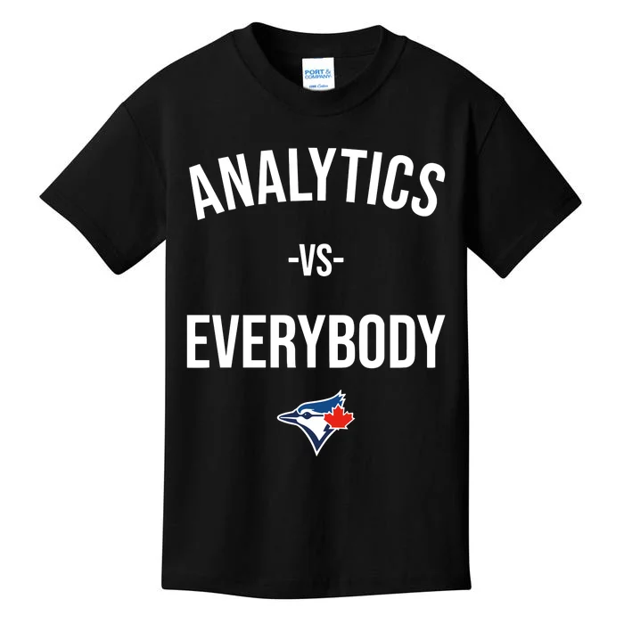 Megzmurr Toronto Blue Analytics Vs Everybody Kids T-Shirt