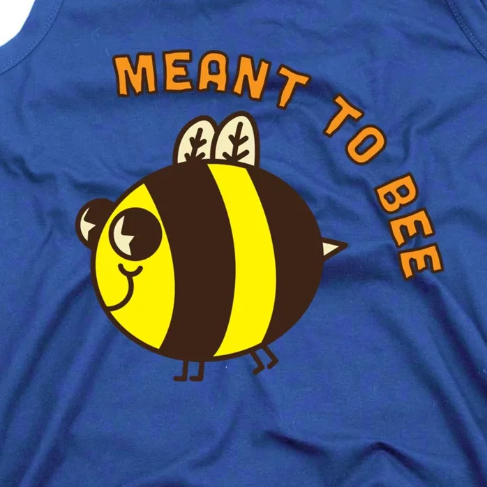 Meant To Bee Valentines Day Gift Funny Animal Pun Bees Funny Gift Tank Top