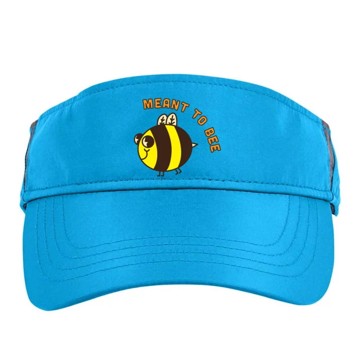 Meant To Bee Valentines Day Gift Funny Animal Pun Bees Funny Gift Adult Drive Performance Visor