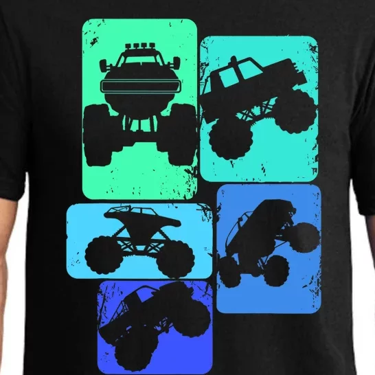 Monster Truck Boys Pajama Set