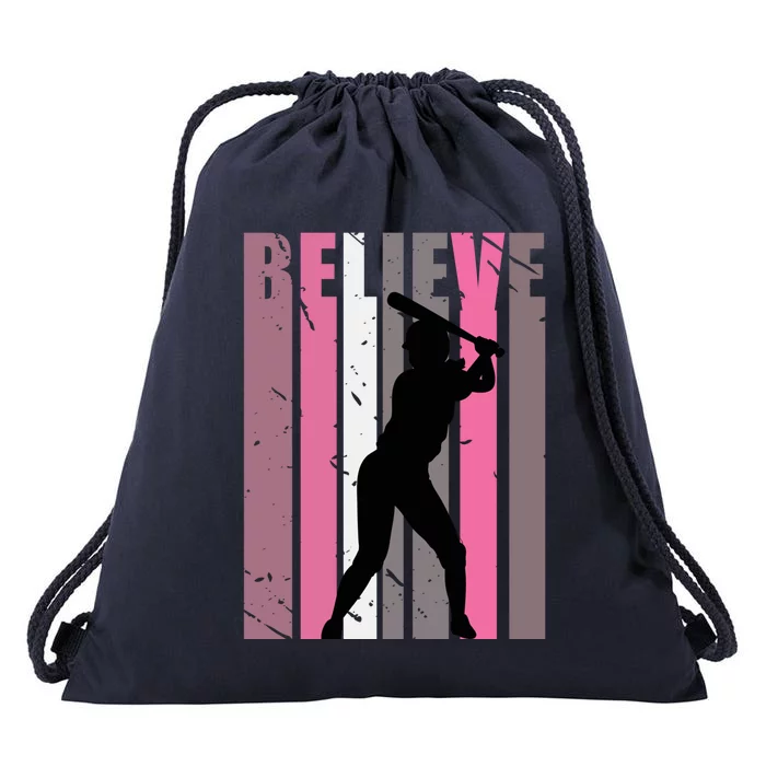 Motivating Teen Baseball Birthday Vibes Sports Teenager Gift Drawstring Bag