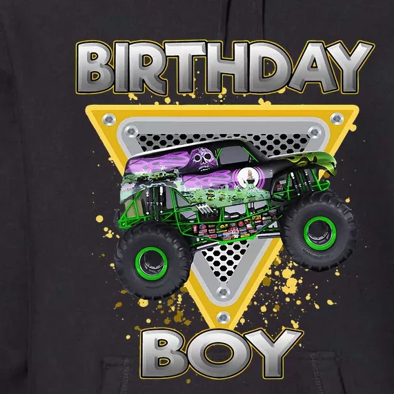 Monster Truck Birthday Boy Monster Truck Are My Jam Lovers Premium Hoodie