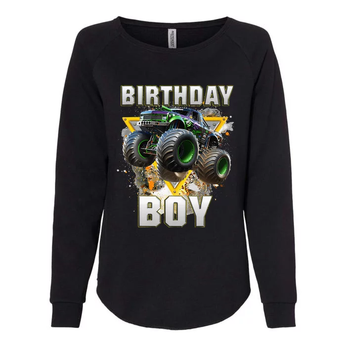 Monster Truck Birthday Boy Monster Truck Are My Jam Lovers Womens California Wash Sweatshirt