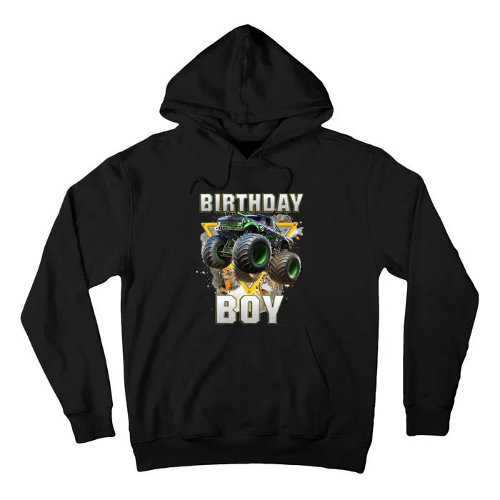 Monster Truck Birthday Boy Monster Truck Are My Jam Lovers Tall Hoodie