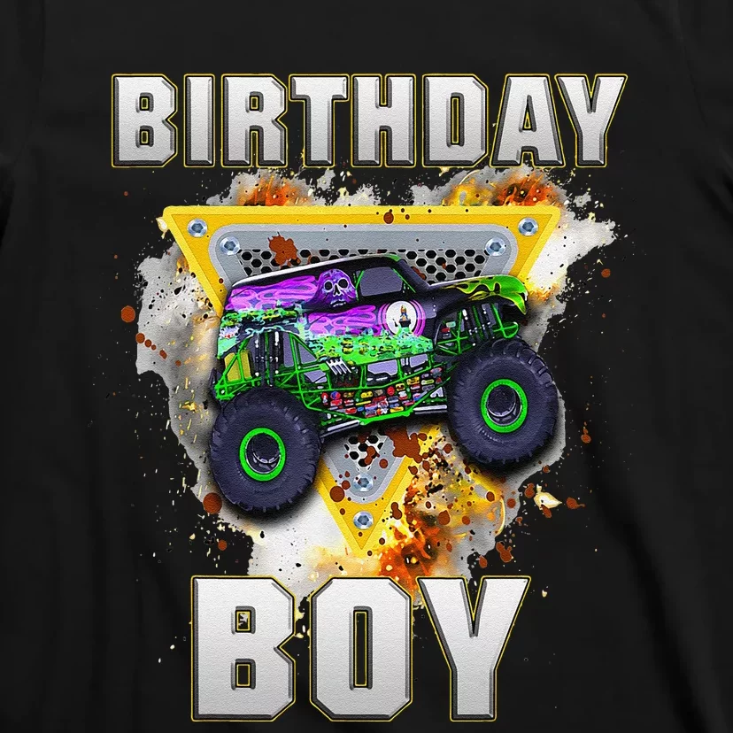 Monster Truck Birthday Boy Monster Truck Are My Jam Lovers Gift T-Shirt