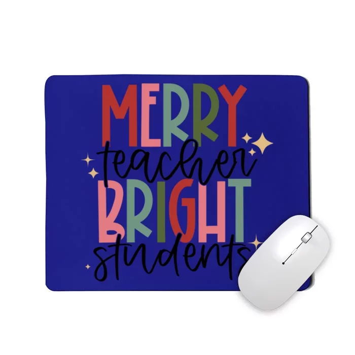 Merry Teacher Bright Students Christmas Gift Mousepad