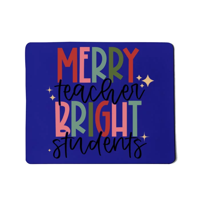 Merry Teacher Bright Students Christmas Gift Mousepad