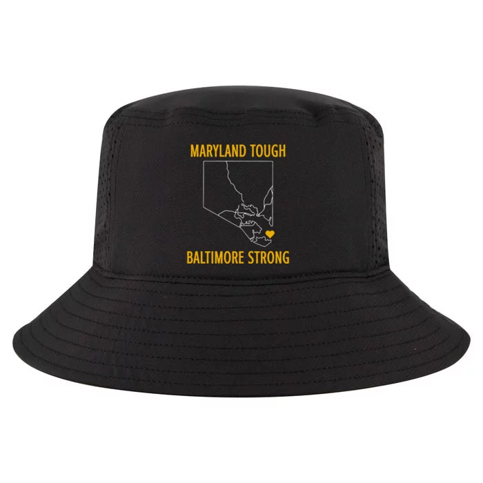 Maryland Tough Baltimore Strong Cool Comfort Performance Bucket Hat