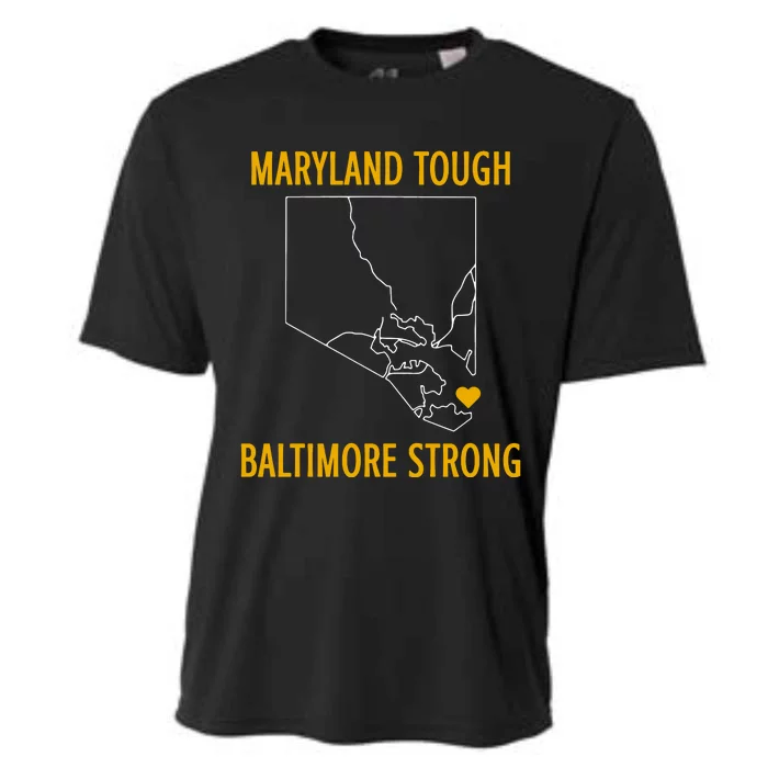 Maryland Tough Baltimore Strong Cooling Performance Crew T-Shirt