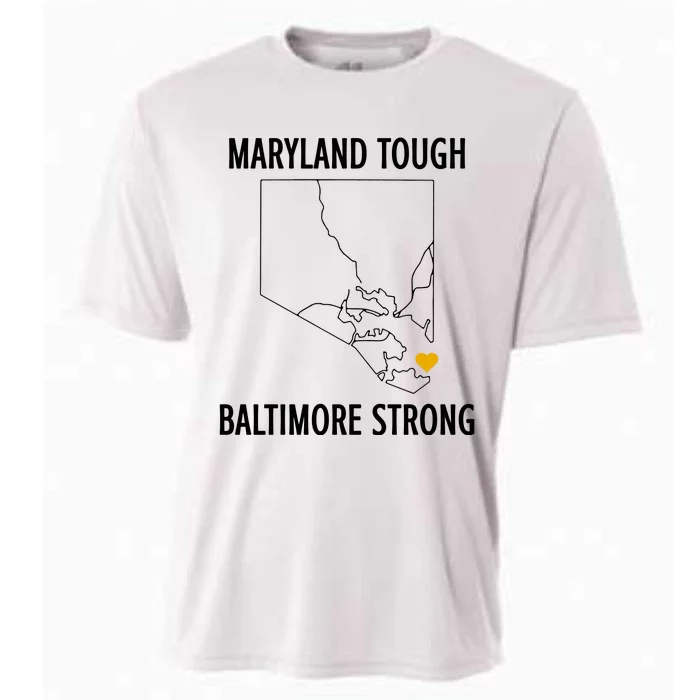 Maryland Tough Baltimore Strong Cooling Performance Crew T-Shirt