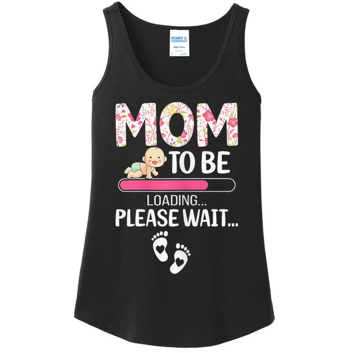 Mom To Be Mother's Day First Time Mom Pregnancy Ladies Essential Tank