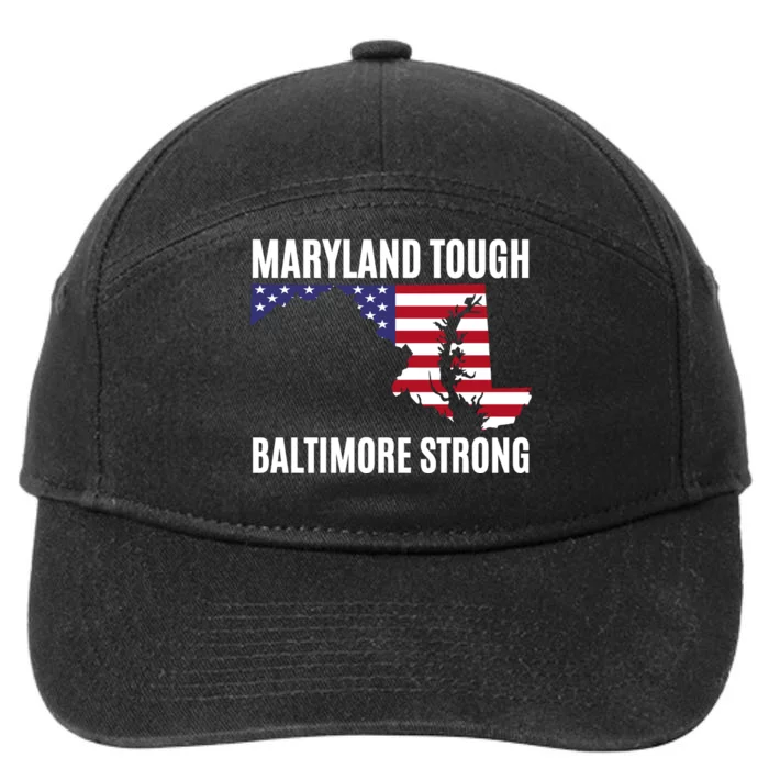 Maryland Tough Baltimore Strong 7-Panel Snapback Hat