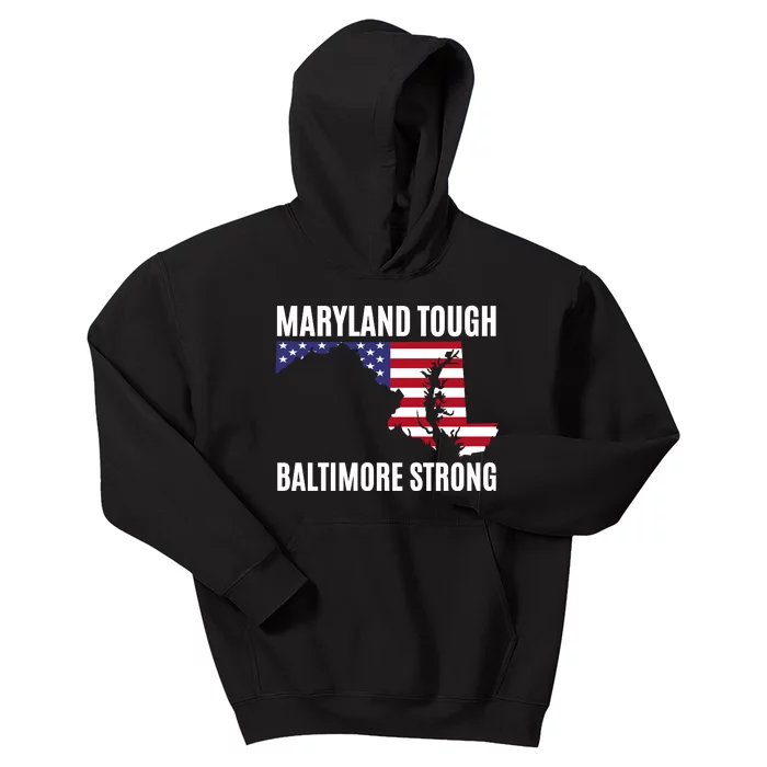 Maryland Tough Baltimore Strong Kids Hoodie