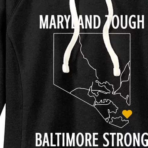 Maryland Tough Baltimore Strong Women's Fleece Hoodie