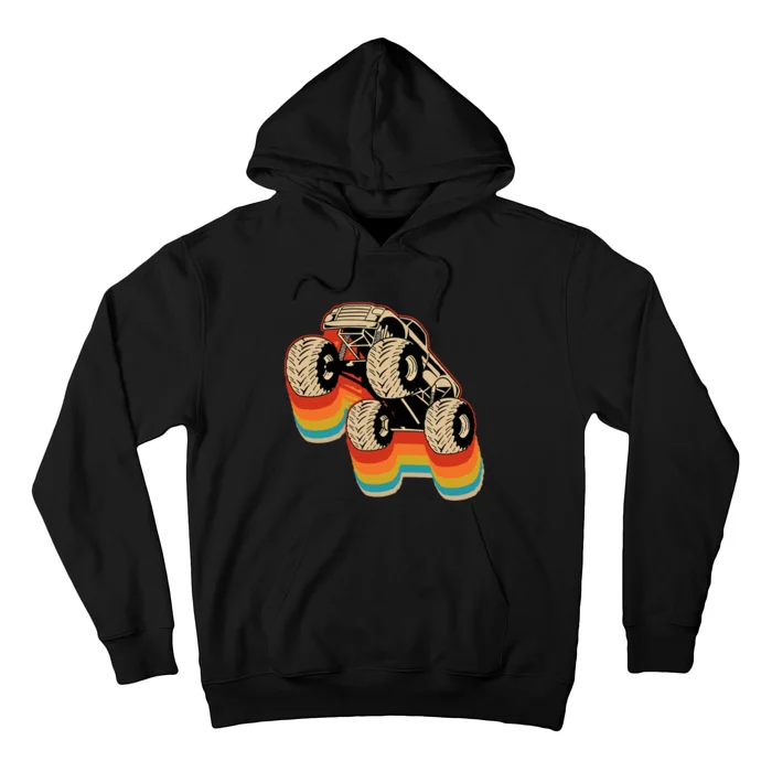 Monster Truck Big Vintage Style Hoodie