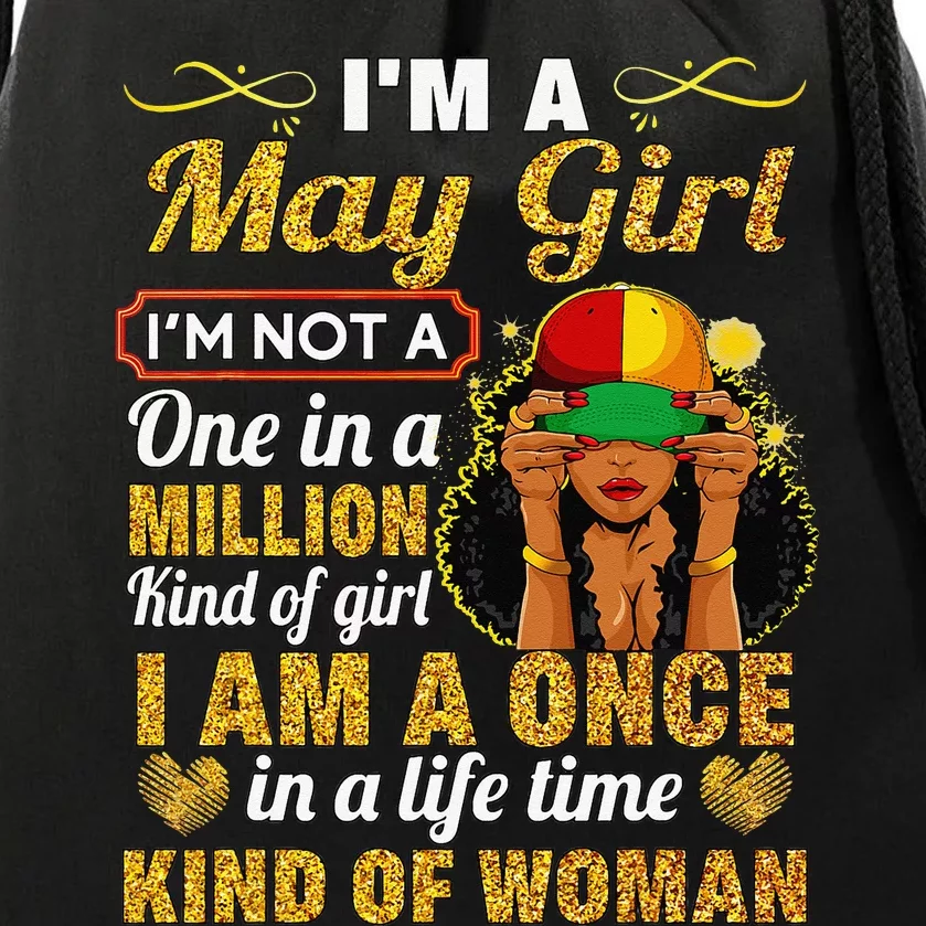 May Taurus Birthday Gift Once In Lifetime Kinda Woman Drawstring Bag