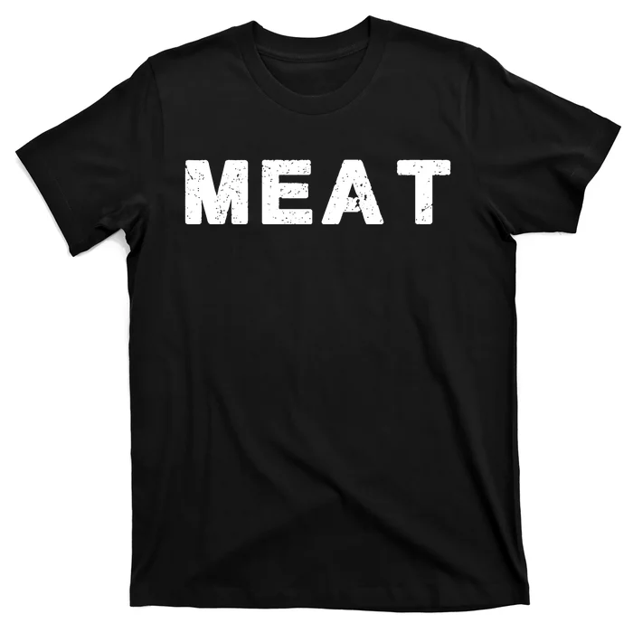 MEAT Tasty BBQ Food Funny T-Shirt