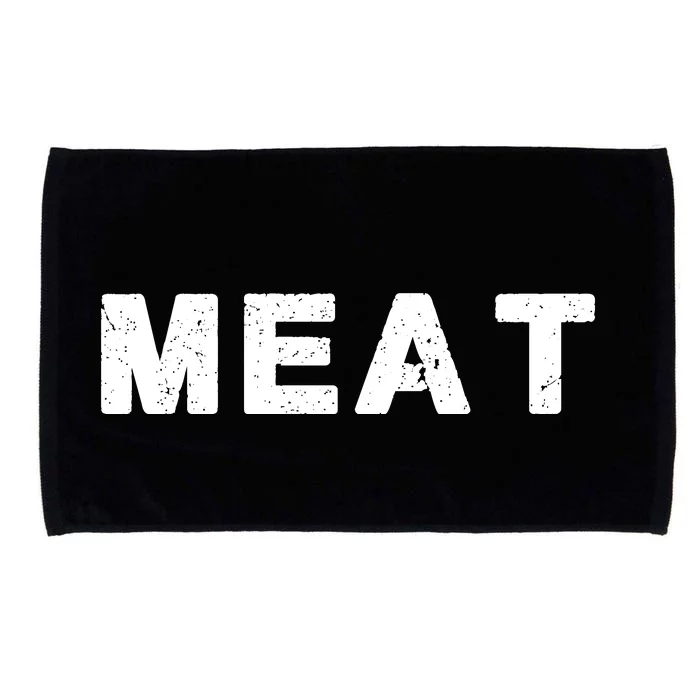 MEAT Tasty BBQ Food Funny Microfiber Hand Towel