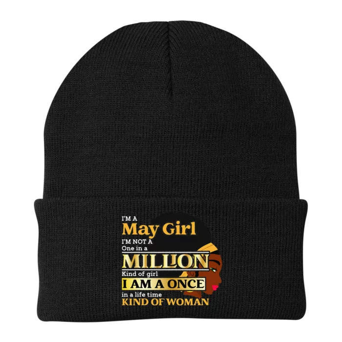 May Taurus Birthday Once In Lifetime Kinda Woman Knit Cap Winter Beanie