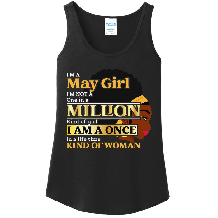 May Taurus Birthday Once In Lifetime Kinda Woman Ladies Essential Tank