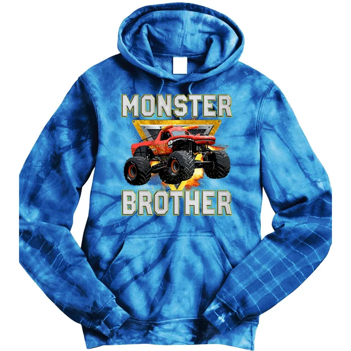 Monster Truck Brother Monster Truck Are My Jam Truck Lovers Tie Dye Hoodie