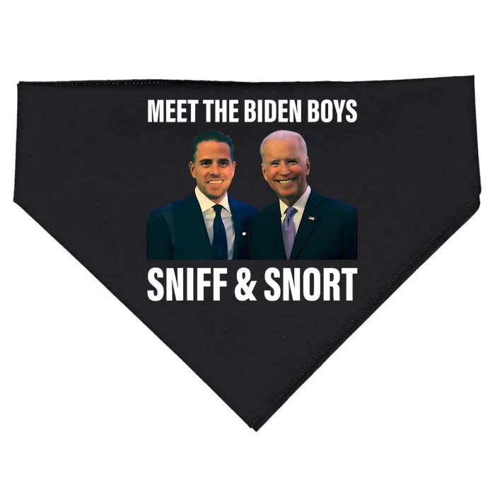 Meet The Biden Boy Sniff And Snort USA-Made Doggie Bandana