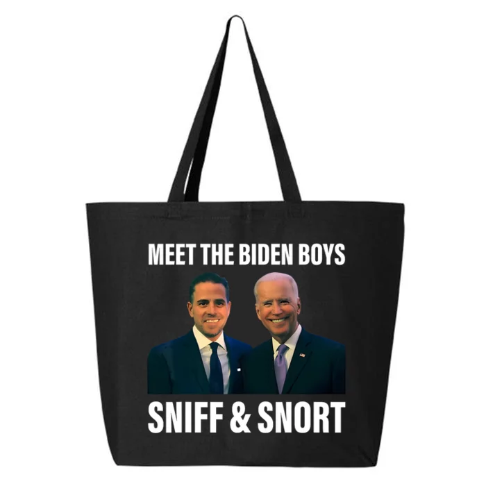 Meet The Biden Boy Sniff And Snort 25L Jumbo Tote