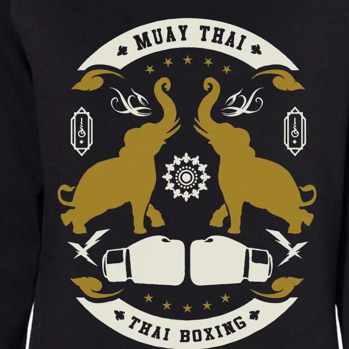 Muay Thai Boxing Womens California Wash Sweatshirt