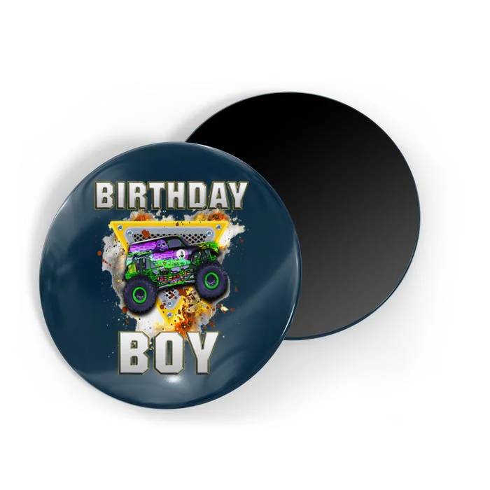 Monster Truck Birthday Boy Monster Truck Are My Jam Lovers Magnet