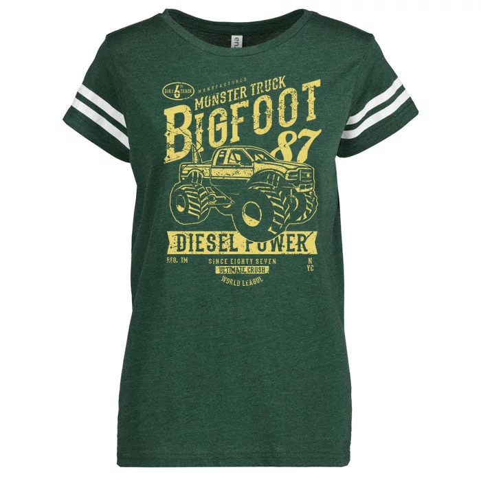 Monster Truck Big Foot Enza Ladies Jersey Football T-Shirt