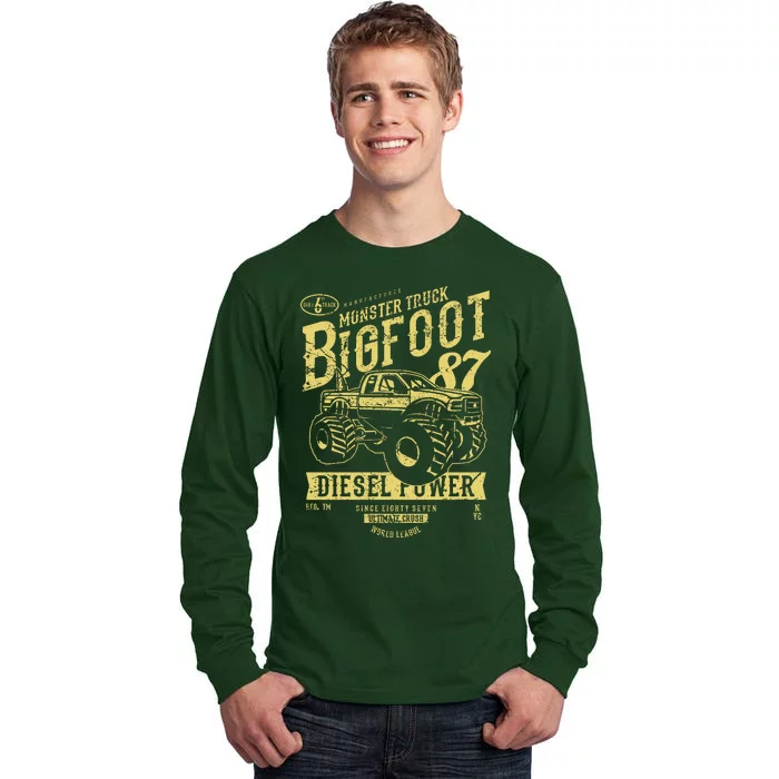 Monster Truck Big Foot Tall Long Sleeve T-Shirt