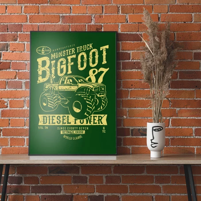 Monster Truck Big Foot Poster