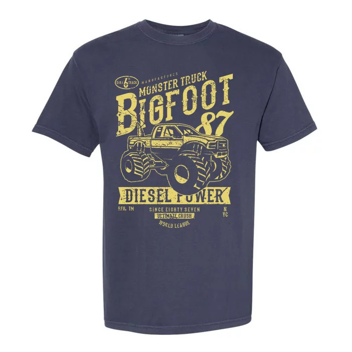 Monster Truck Big Foot Garment-Dyed Heavyweight T-Shirt