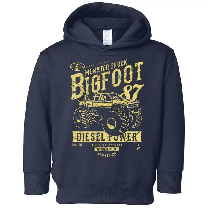 Monster Truck Big Foot Toddler Hoodie