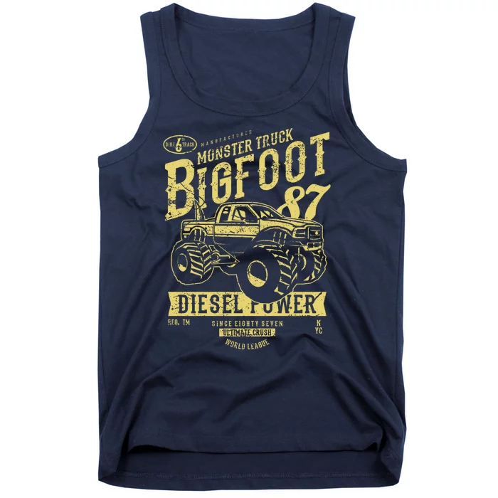 Monster Truck Big Foot Tank Top