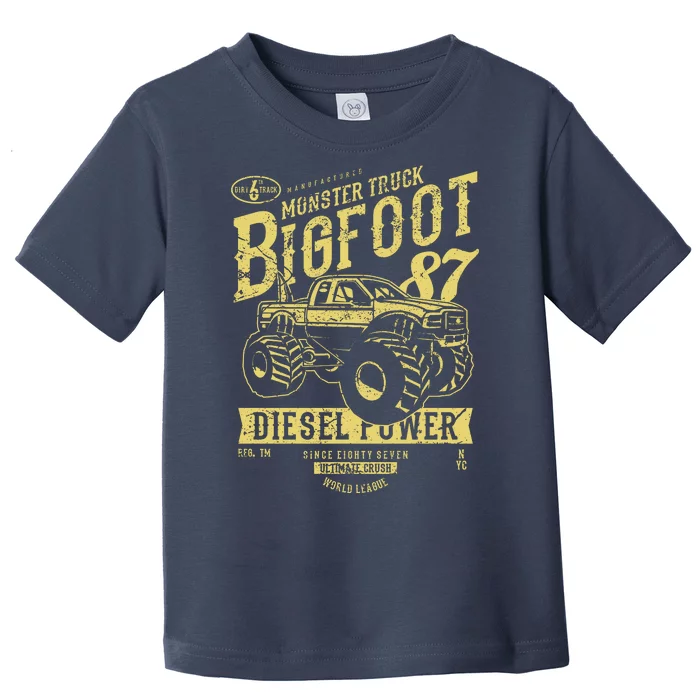 Monster Truck Big Foot Toddler T-Shirt