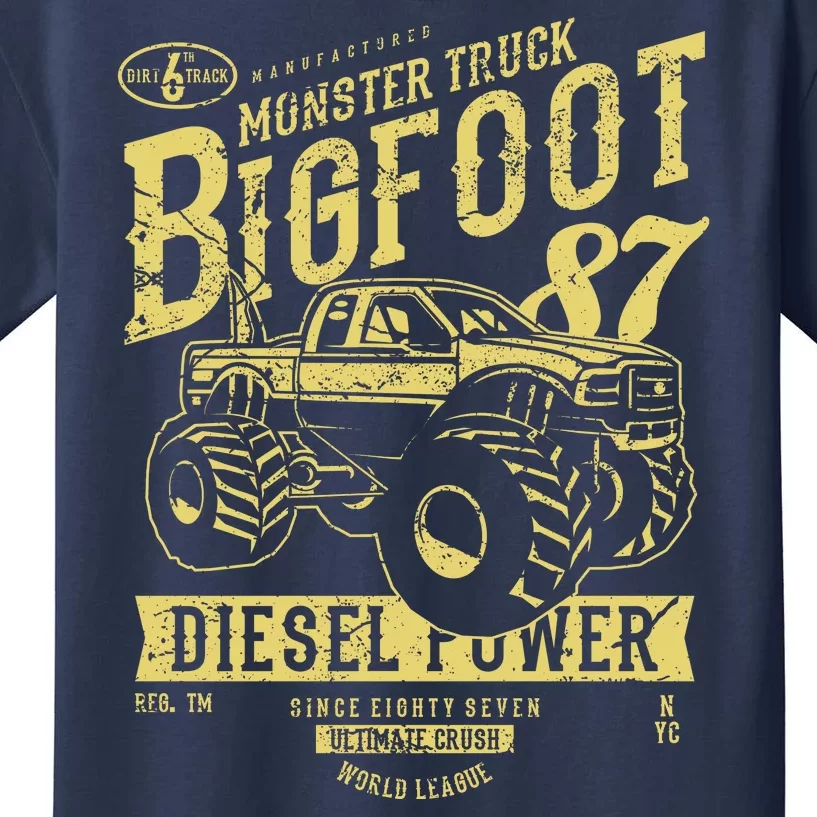 Monster Truck Big Foot Kids T-Shirt