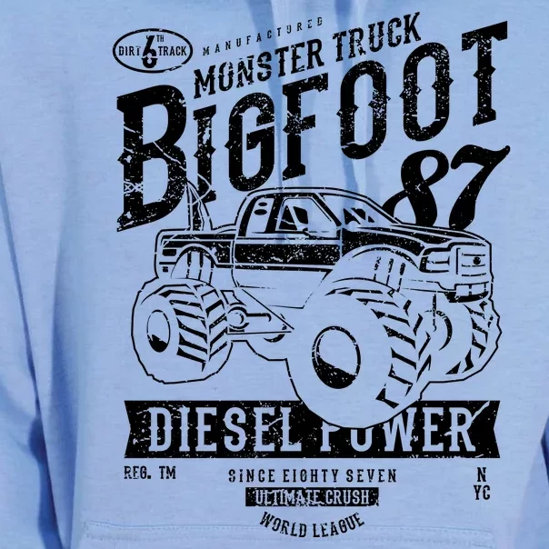 Monster Truck Big Foot Unisex Surf Hoodie