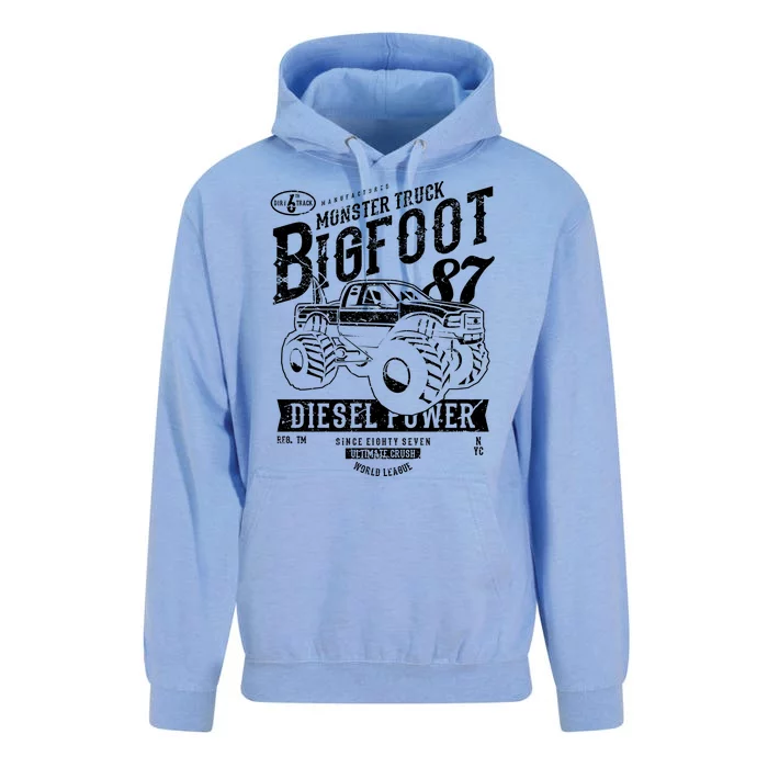 Monster Truck Big Foot Unisex Surf Hoodie