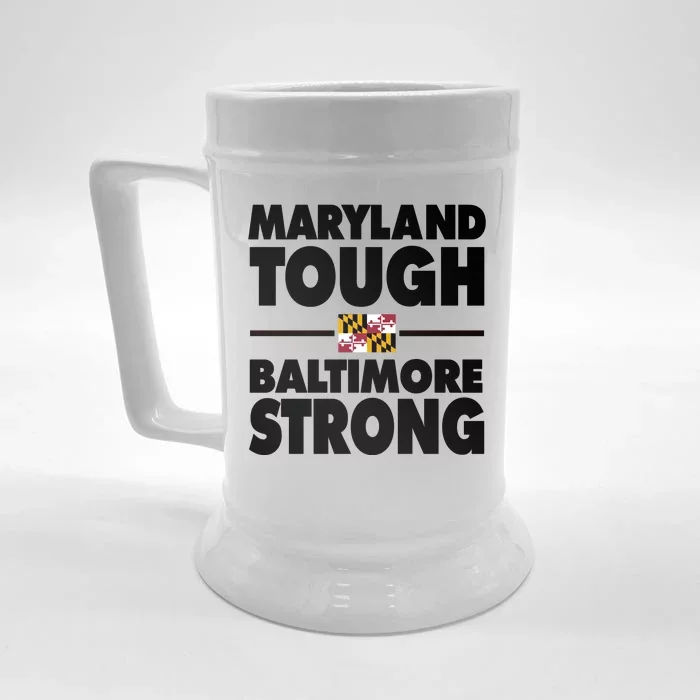 Maryland Tough Baltimore Strong Front & Back Beer Stein